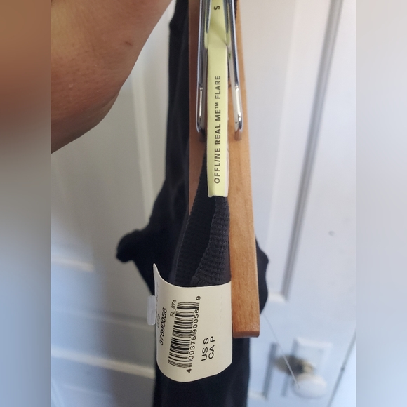 NWT OFFLINE by Aerie Real Me Waffle High Waisted Ruched Flare Legging - Picture 6 of 6